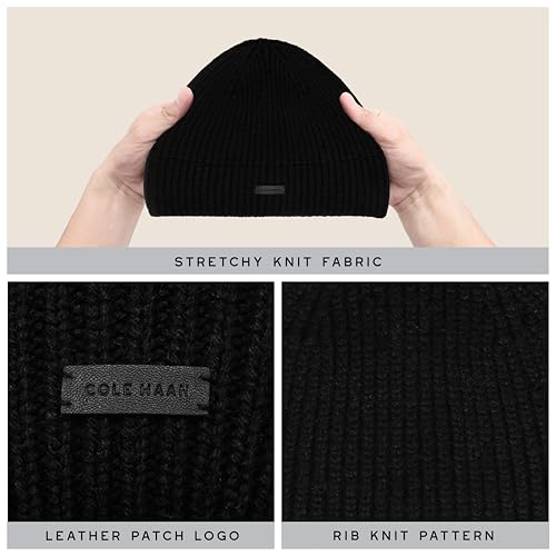 Cole Haan Men's Knit Beanie: Premium Comfort, Durable Quality